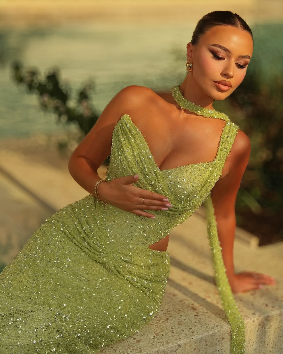 lime corset dress (US Exclusive)Lime Soda Corset Dress S